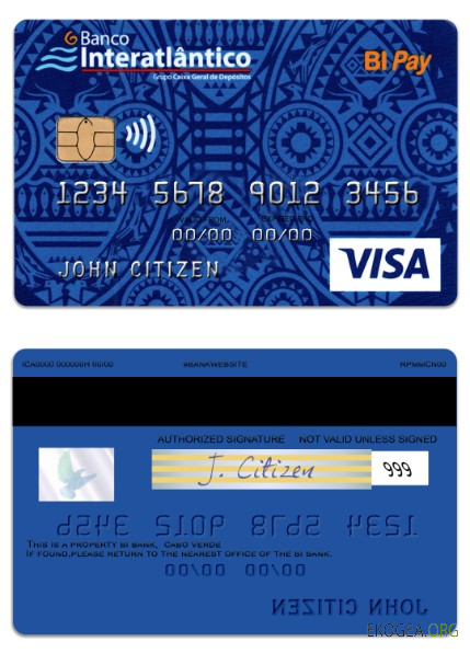 Cabo Verde Banco Interatlantico banque BI Pay carte visa